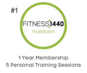 1 Yr. Membership & 5 Personal Training Sessions