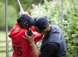 006. Clay Lesson at Honesberie Shooting School