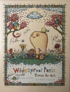 Autographed Widespread Panic Poster