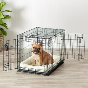 Double Door Folding Metal Dog Crate