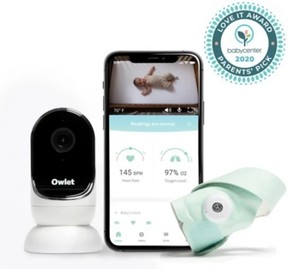 Owlet Monitor Smart Sock + HD Video Baby Monitor D