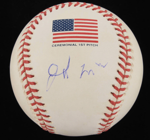 John McCain Signed 2001 World Series Baseball