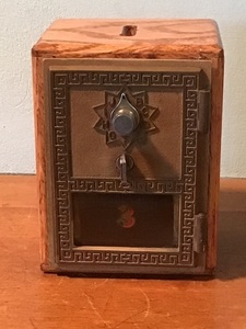 Handcrafted Vintage PO Box Bank with Code to Open