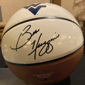 Bob Huggins Autographed WVU Basketball