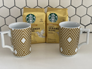 STARBUCKS ROSANNA MUGS & Coffee ITEM 110