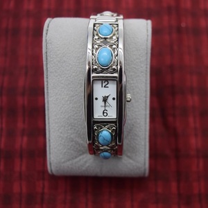 Ladies Fashion Silver Cuff Watch