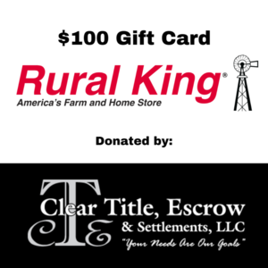 Rural King $100 Gift Card