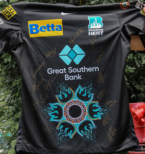 Brisbane Heat Team Signed WBBL07 Indigenous Jersey