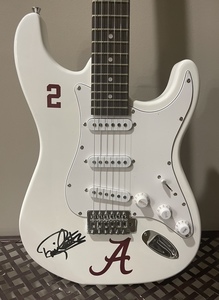 Derrick Henry Signed Alabama Electric Guitar