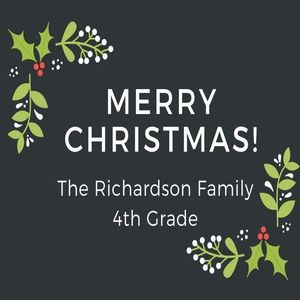 The Richardson Family- 4th Grade