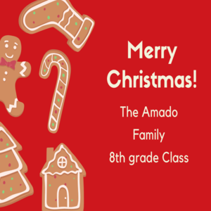 The Amado Family - 8th Grade