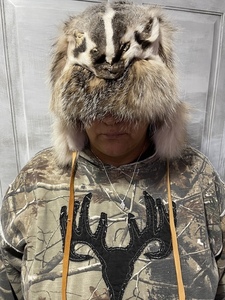 Badger  Fur Cap- “trooper style” by David Blake