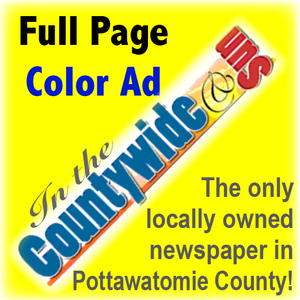 FULL PAGE Color Ad in the Countywide Newspaper