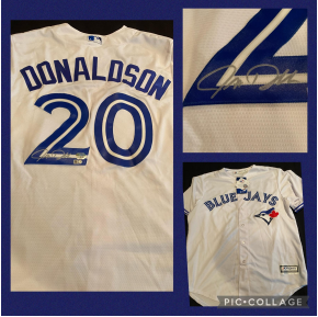 Signed Donaldson Blue Jays Jersey