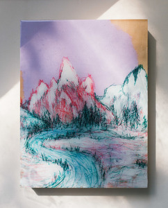 Mountain Painting by Darby Arens