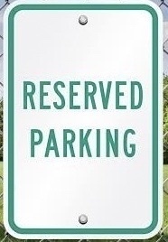 Reserved High Holiday Parking Space