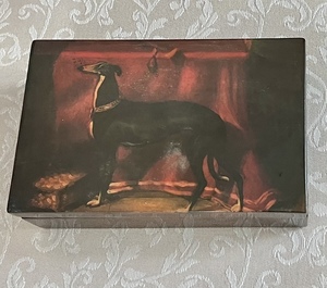 009 - Decorative Greyhound Lacquer Box