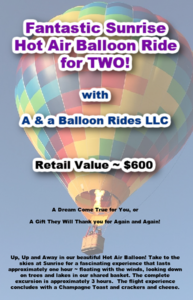 Hot Air Balloon Ride for 2