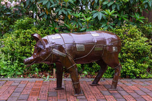 "Cut & Wrap" Sculpture by David Erue