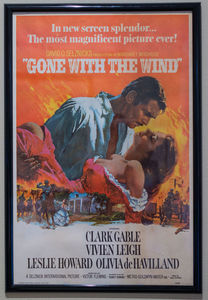 "Gone With the Wind" Original 1939 Theatre Poster