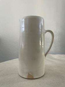 Handmade White Pitcher