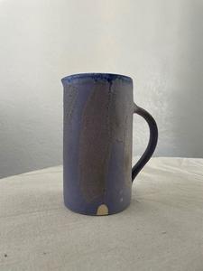 Handmade Short Indigo Pitcher