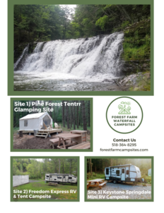 004 Forest Farm Campsites 3-Day Glamping Package