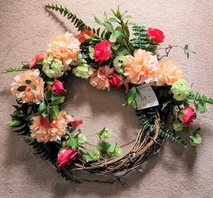 Floral Grapevine Wreath