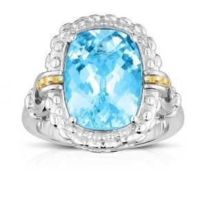 Phillip Gavriel Blue Topaz Cocktail Ring