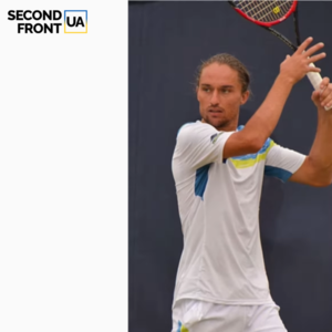 Tennis racket signed by Alex Dolgopolov