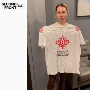 T-shirt signed by the band Odyn v Kanoe