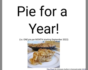 008 - A Pie A Month For A Year