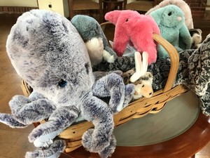 Douglas Cuddle Toys Furry Friends Basket