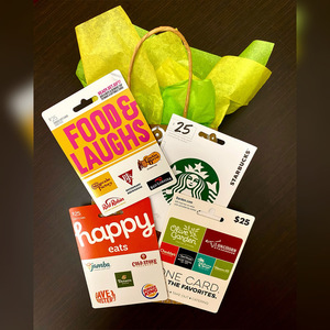 The Indecisive Foodie Gift Card Gift Bag