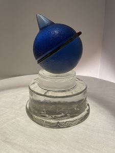 "Blue Glass Orb" by Robert Gardner