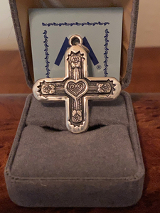 Sterling Silver Tecaboca Cross