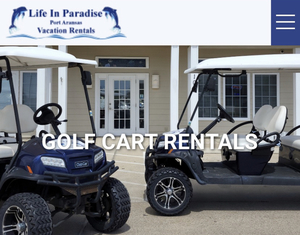 3 Day Golf Cart Rental - Port Aransas,  Texas