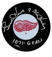 Gordie Howe Autographed Puck