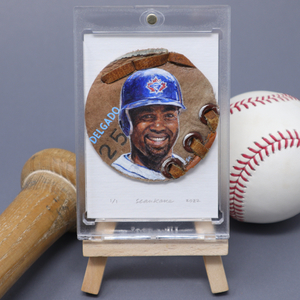 Glove - Hand painted Carlos Delgado