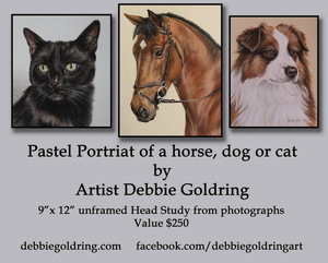 Original Pastel Portrait by Debbie Goldring