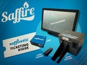 Saffire Contactless Ticketing Kiosk