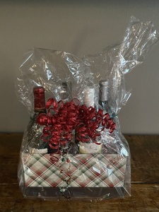 "Holly Jolly Fruit of the Vine" Gift Basket