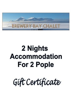 Brewery Bay Chalet Gift Certificate