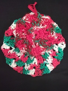 Red and Green Coaster and Trivet Set