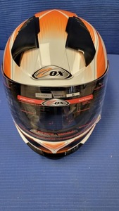 Motorcycle Helmet -Xtra Large - Anthem Blk/Orange