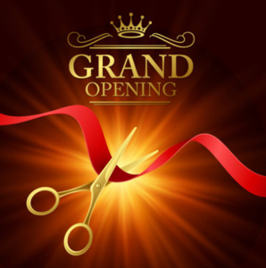 Ribbon Cutting at Play Structure's Grand Opening