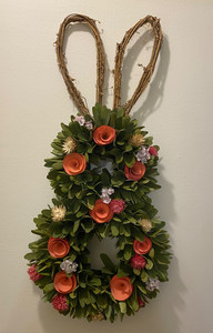 Rabbit Floral Wreath