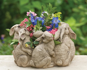 Circle of Bunnies Planter (Flowers not included)