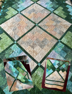 "Oasis" Hand Made Quilt