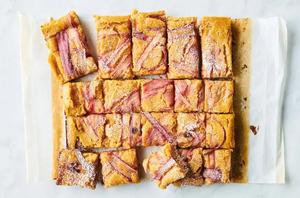 Sweet Indulgence: Homemade Rhubarb Bar